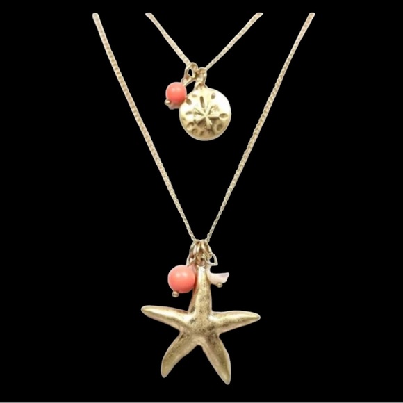 Boutique Jewelry - Layered Starfish Necklace